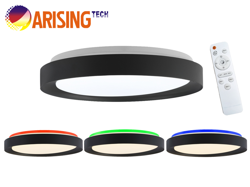 Infrared Remote Control Backlight RGB CCT and Dimmable LED Ceiling Lights